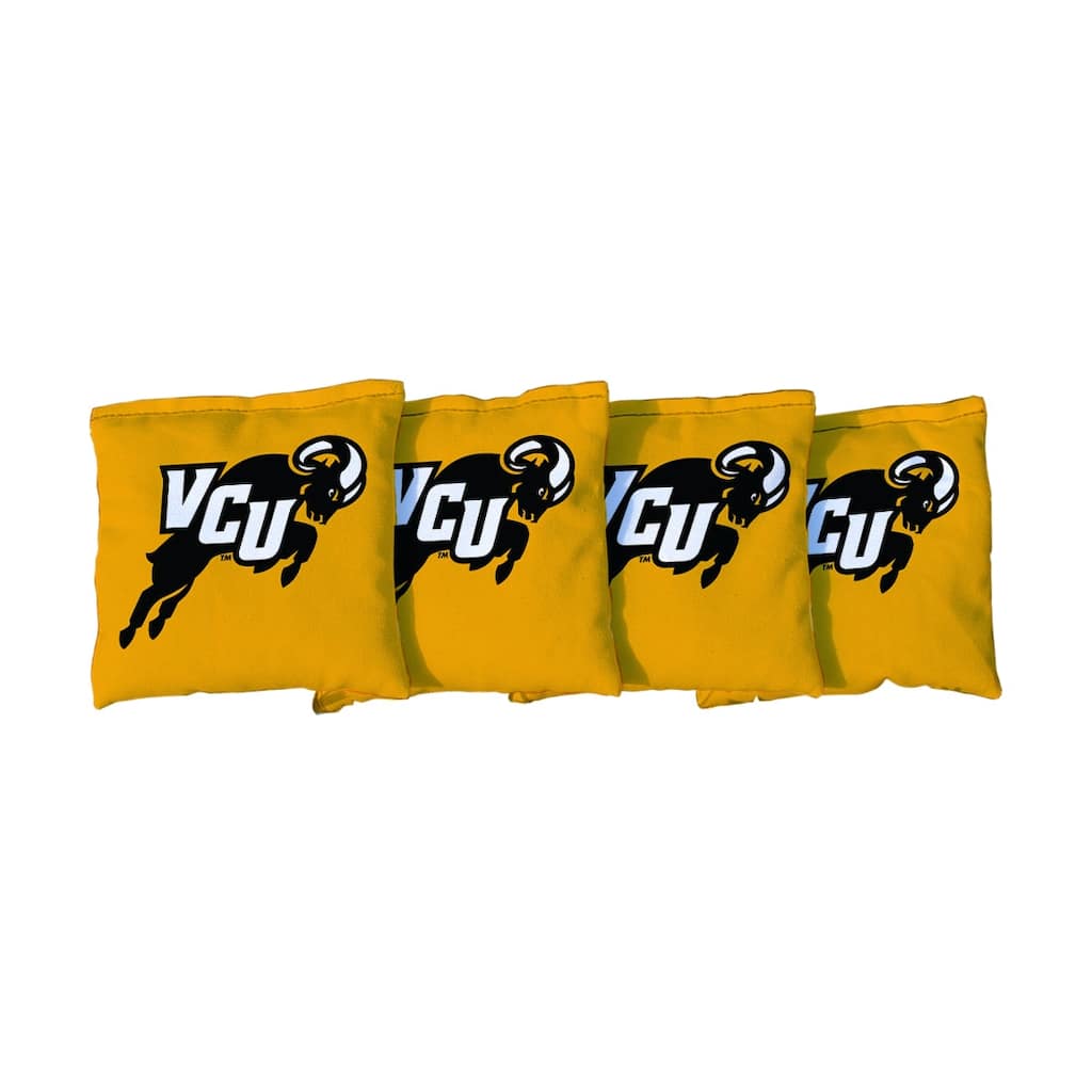 Virginia Commonwealth VCU Rams Yellow Cornhole Bags