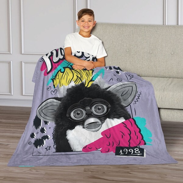 Hasbro Furby Silk Touch Throw Blanket - Bed Bath & Beyond - 41410591