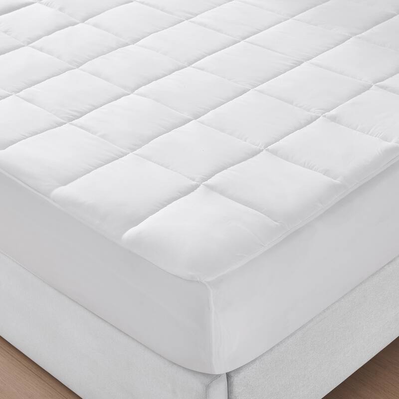 Truly Soft Waterproof and Moisture Wicking Mattress Pad - White