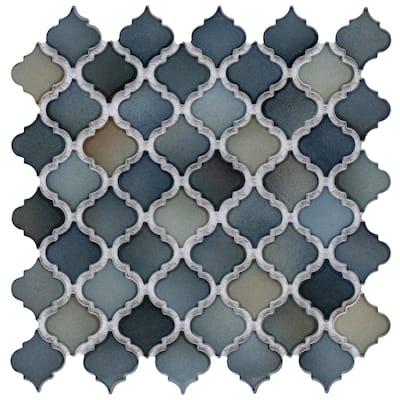 Merola Tile Hudson Tangier Atlantis 12-3/8" x 12-3/8" Porcelain Floor and Wall Tile