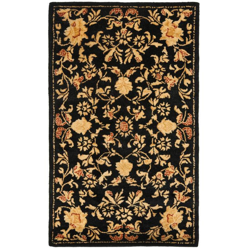 SAFAVIEH Handmade Metro Liebgard French Country Floral Scrolls Wool - 4' x 6' - Assorted - Runner/Rectangle