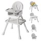 preview thumbnail 1 of 17, 6 in 1 Baby High Chair, Convertible Highchair for Babies and Toddlers Grey