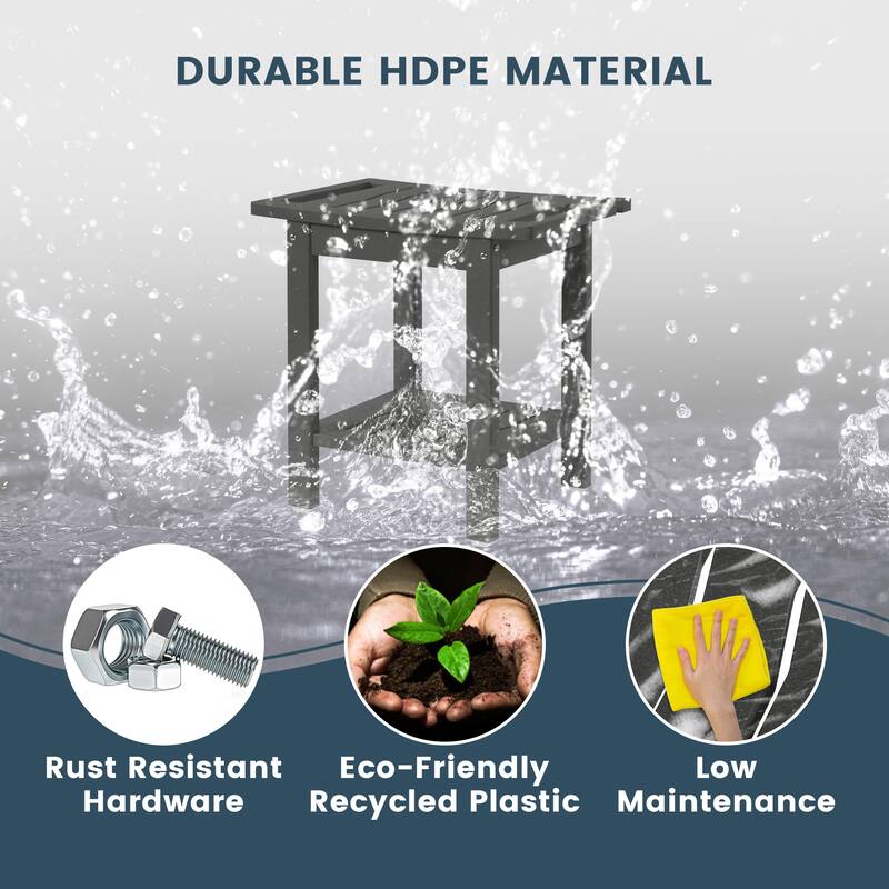 Anapolis Poly Shower Bench