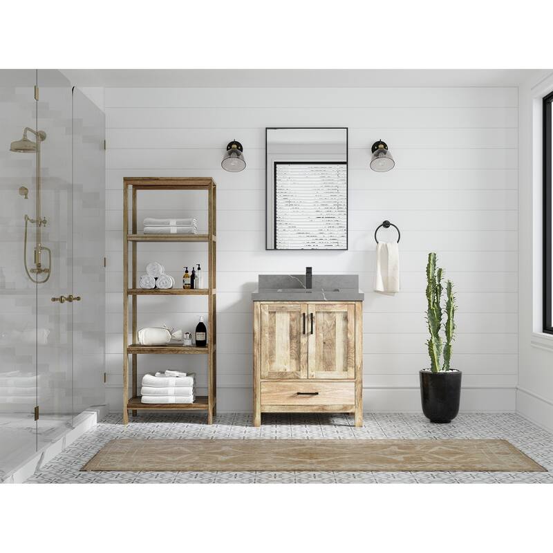 Willow Collections 30 in. W x 22 in. D Malibu Mango Single Sink Bathroom Vanity with Countertop