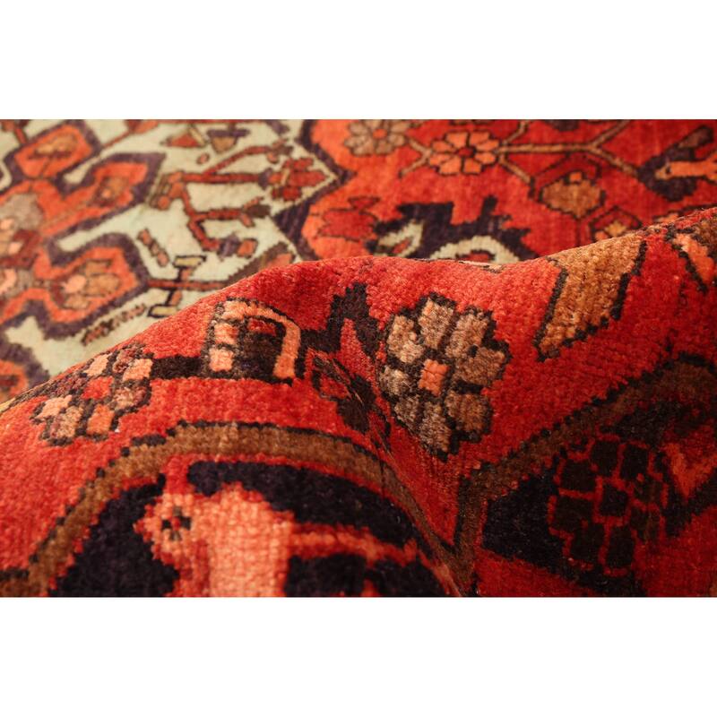 ECARPETGALLERY Hand-knotted Kayseri Vintage Light Red Wool Rug - 4'10 x 6'9