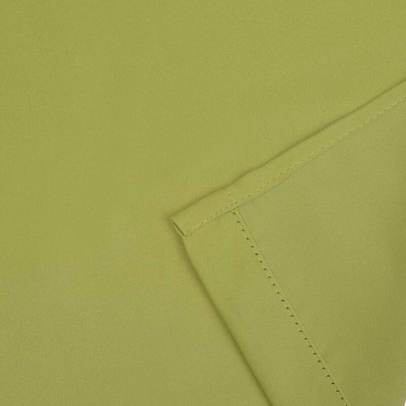 Superior Solid Machine Washable Room Darkening Grommet Curtains, Set of 2