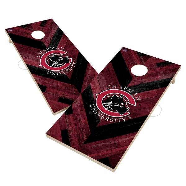 slide 2 of 6, Chapman University Panthers Cornhole Board Set 16 Years and Up