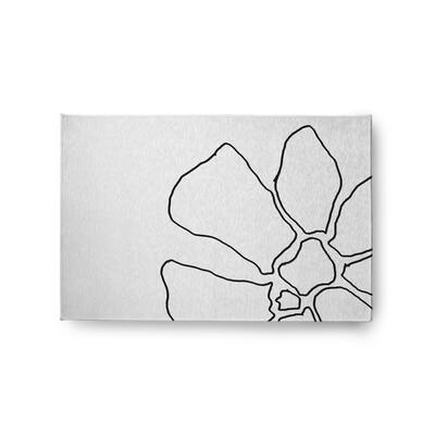 Petal Lines Spring Chenille Rug