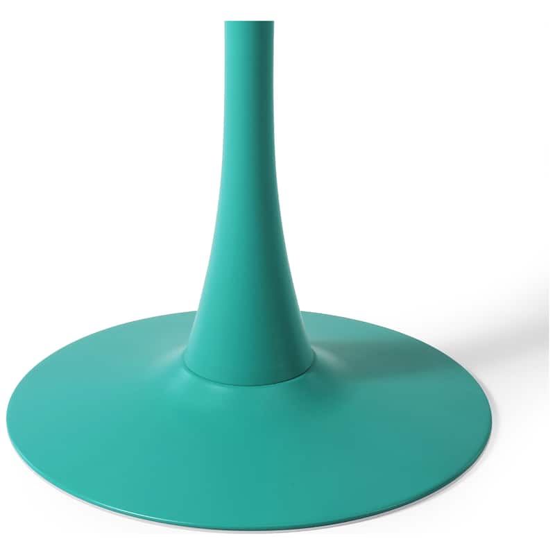 Frond and Form 23.5 Inch Outdoor Steel Dining Table