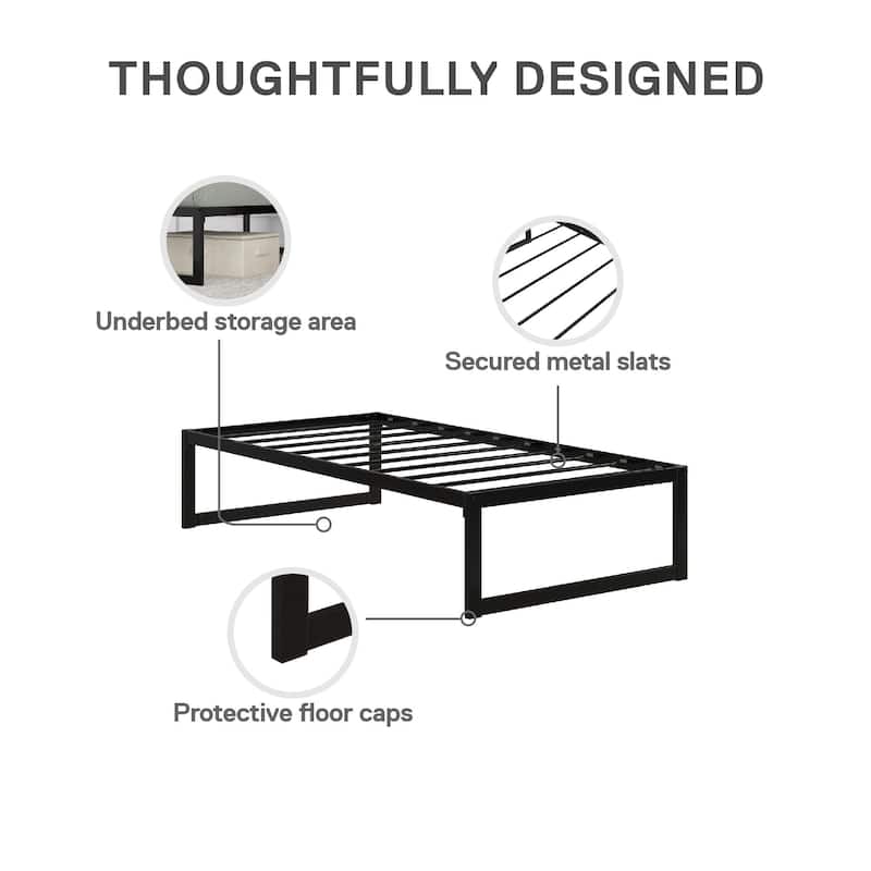 DHP Avey Modern Metal Platform Bed Frame
