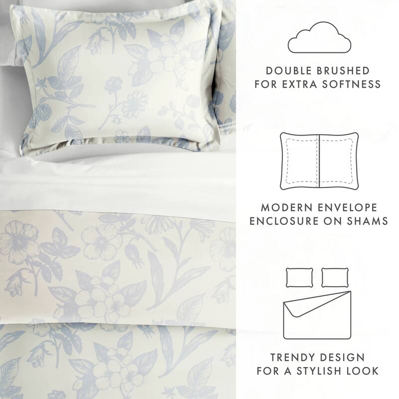 Becky Cameron Garden Patterned Duvet Cover Set