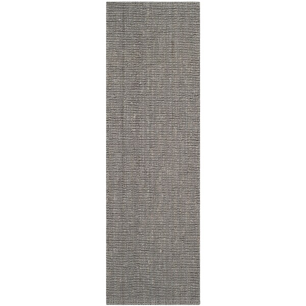 2 X 3 Safavieh Natural Fiber Collection Nf447g Hand Woven Light Grey Reversible Jute Area Rug