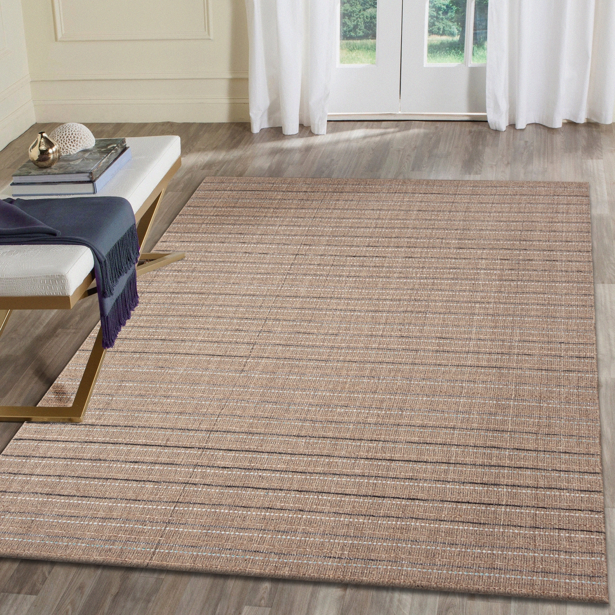 Lush Decor Gobi Stripe Indoor Area Rug