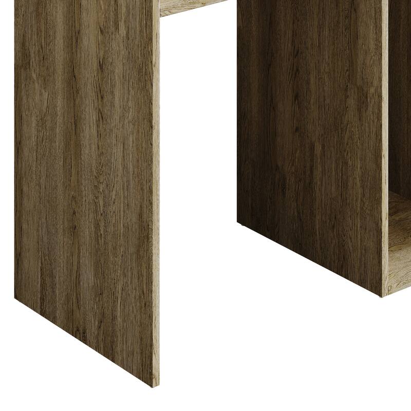 CraftPorch Classic Writing Table with Shelf Cabinet