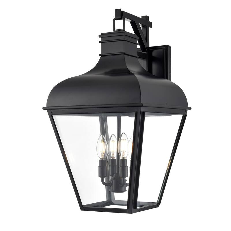 Millennium Lighting 43104 Edenton 4 Light 25" Tall Outdoor Wall Sconce - Matte Black