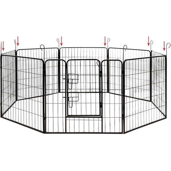 8 panel dog fence