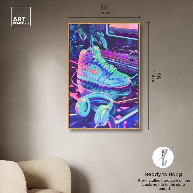PC Gamer Sneaker Canvas by Art Remedy