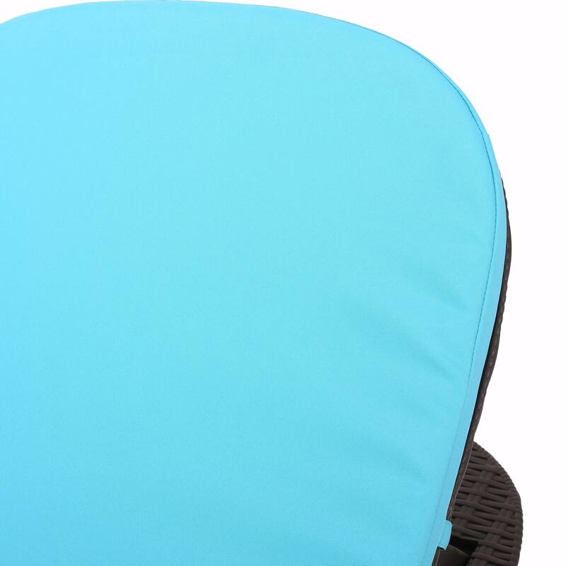 rgonomic Outdoor Chair with Wicker Texture - Durable, Comfortable Cushion, Stable Design