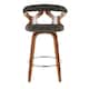 Option Charcoal Fabric/Walnut