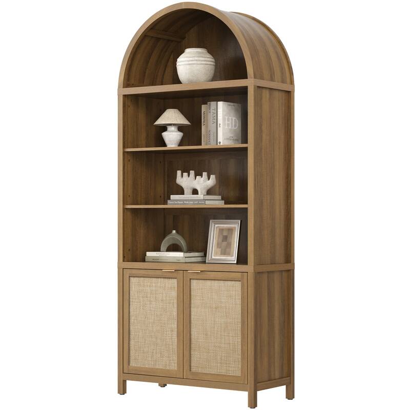 Ingenious Arc - Topped Multifunctional Storage Bookcase
