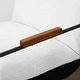 preview thumbnail 9 of 22, Accent Chair with Detachable Double-sided Cushion, Modern Upholstered Armchair with Metal Frame - 25.2'' H X 30.3'' W X 30.3'' D
