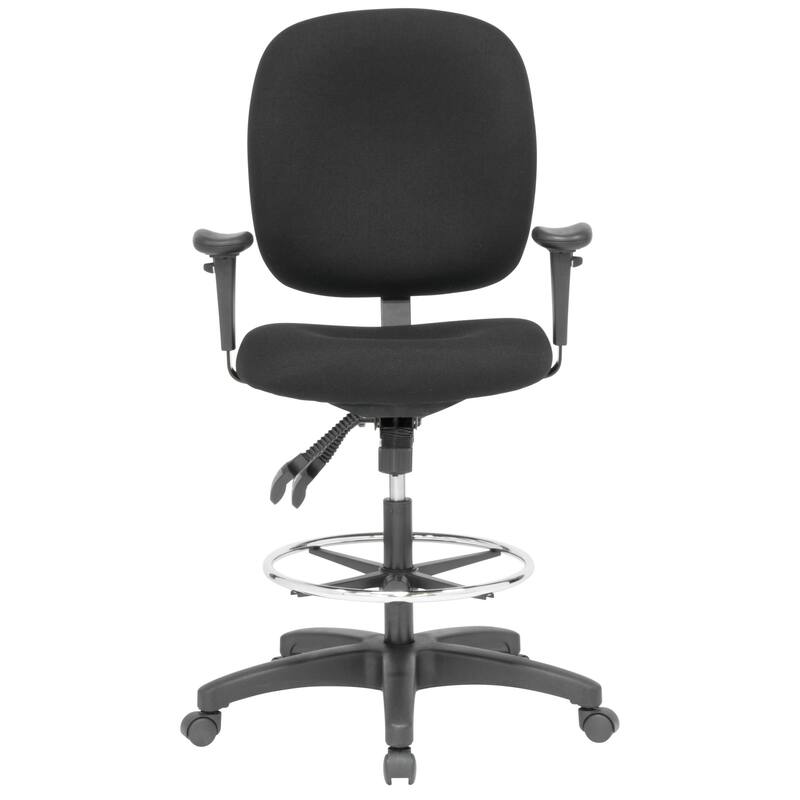 Winslow Drafting Chair with Adjustable Height, Arm, and Tilt