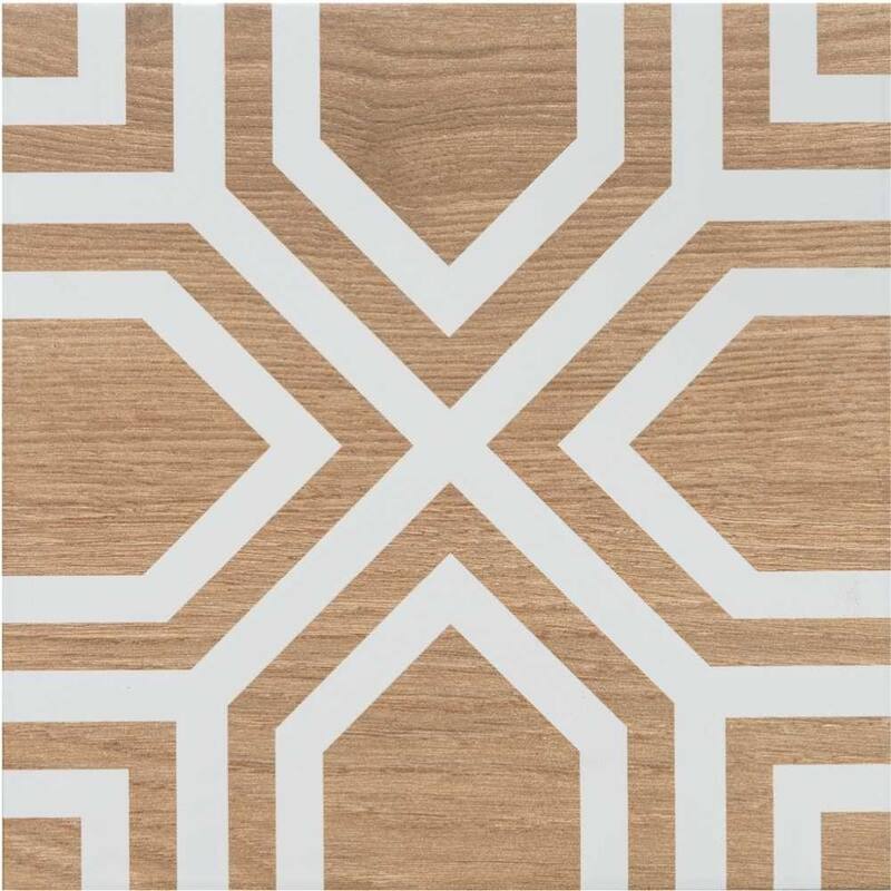 The Tile Life Larissa 10x10 Porcelain Floor & Wall Tile - Brown - Case of 16 (10.76 Sq. ft.)