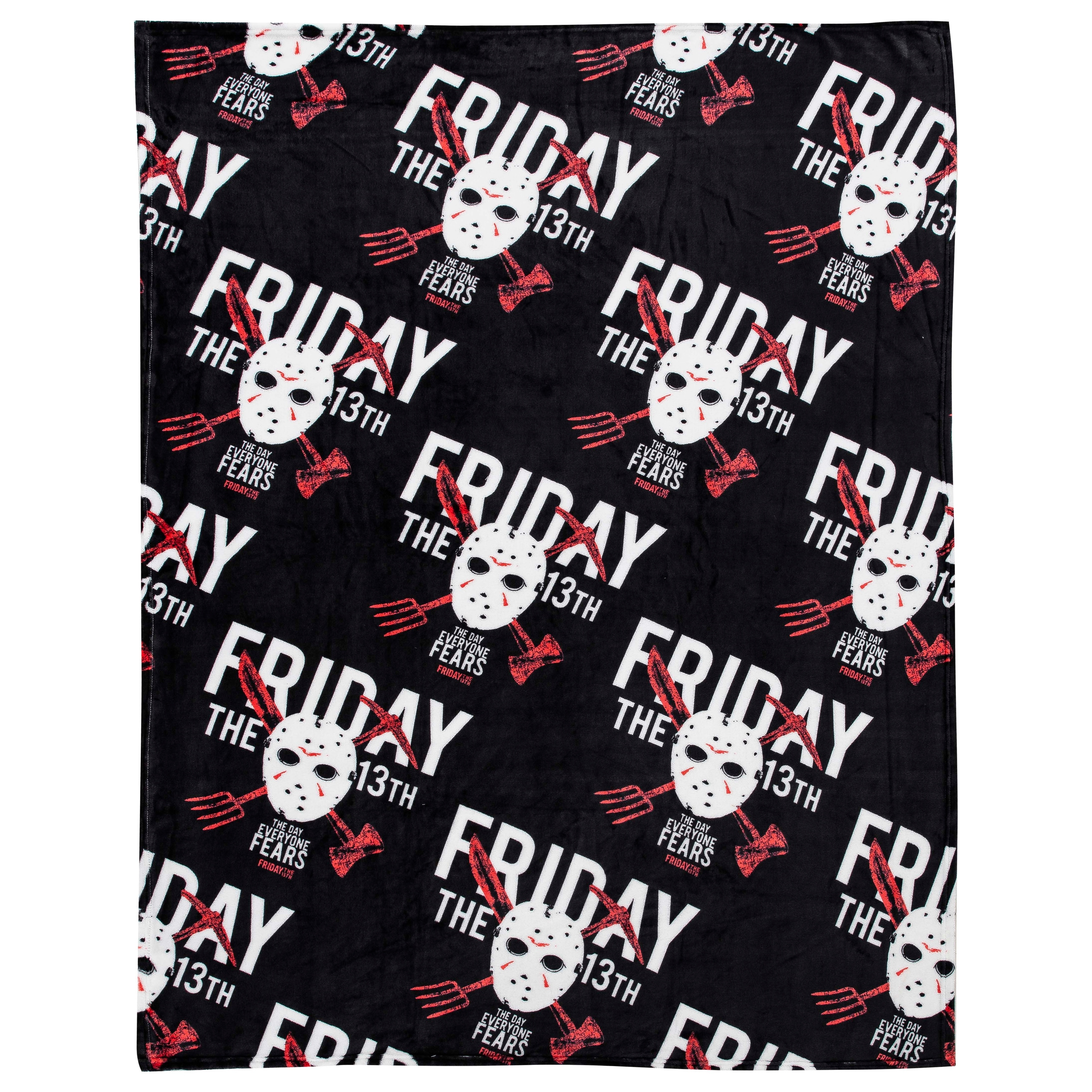 Warner Brothers Friday the 13th Friday Fears Silk Touch Throw Blanket