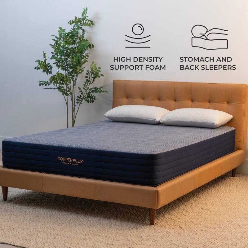Brooklyn Bedding CopperFlex 10" Hybrid Mattress with Zoned Foam
