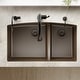 preview thumbnail 52 of 76, Karran Undermount Quartz Double Bowl Kitchen Sink