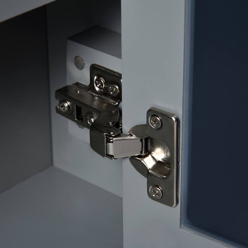 24" Wall Mounted Bathroom Storage Cabinet with Mirror, Over the Toilet Space Saver Medicine Cabinet