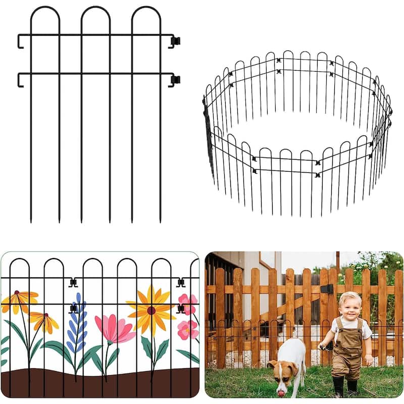 Decorative Garden Fence Metal Panel