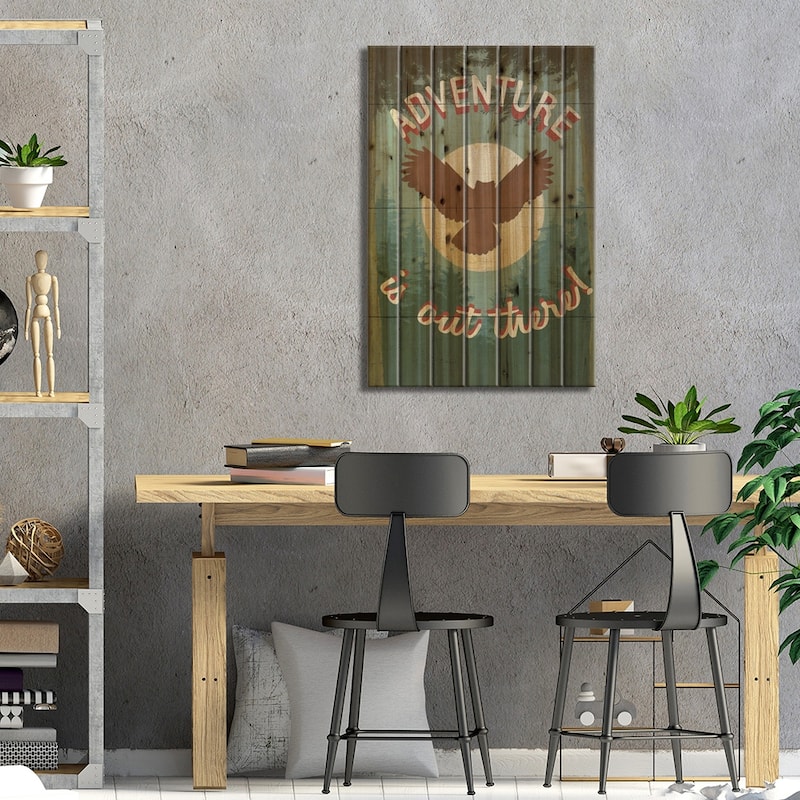 Discover The Wild IV Print On Wood by Janelle Penner - Multi-Color