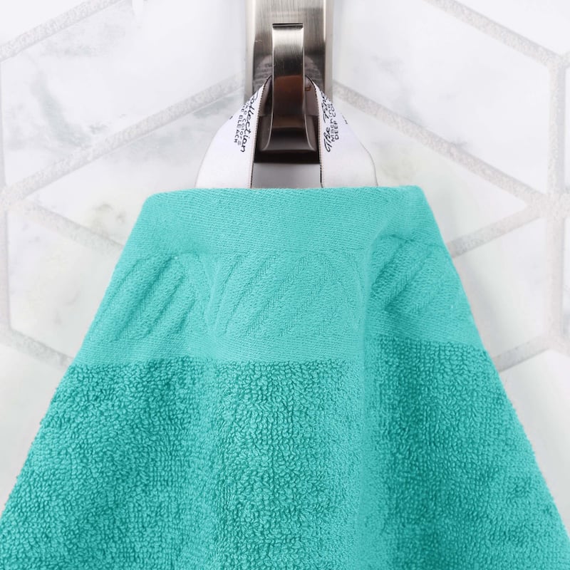 Superior Basketweave Egyptian Cotton Solid 3 Piece Assorted Towel Set