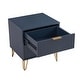 preview thumbnail 7 of 6, Manhattan Comfort Dumbo 20" Fluted Nightstand (2-Drawer) - Set of 2