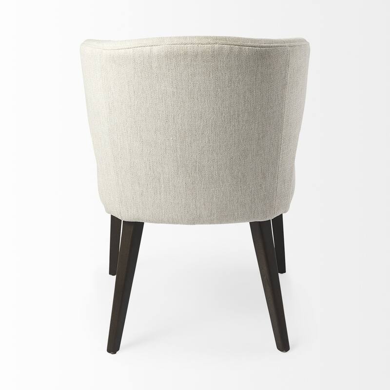 Wingback Dining Chair with Wood Legs for Living Room Bedroom - 21” x 20” x 30”