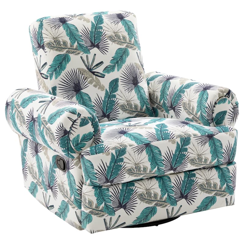 Christopher Knight Home - Thorne Chenille Swivel Recliner Rocker Chair with Adjustable Backrest