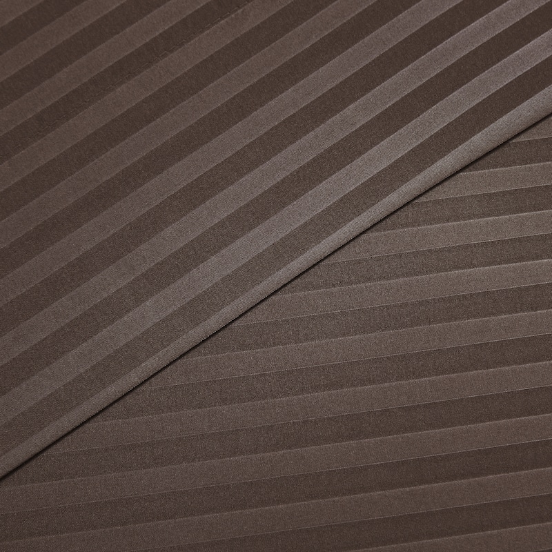 Sweet Home Collection 6 Piece Embossed Dobby Stripe Sheet Set, Double Brushed Microfiber.