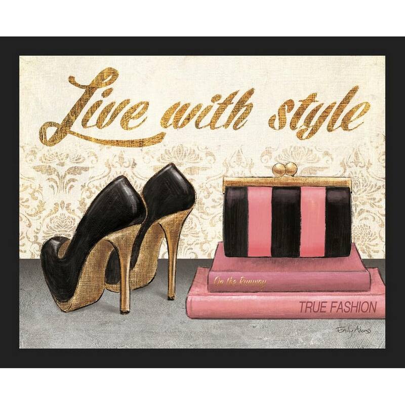 Shoe Fetish Live With Style Framed Poster