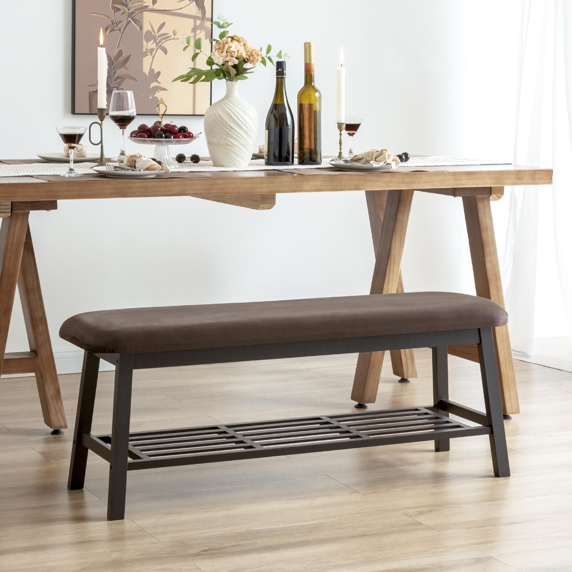 45 inch cheap entryway bench