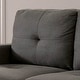 preview thumbnail 3 of 1, Furniture of America Anne Farmhouse Grey Linen Fabric Loveseat