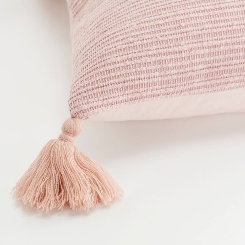 Rizzy Home Solid Stripe Throw Pillow