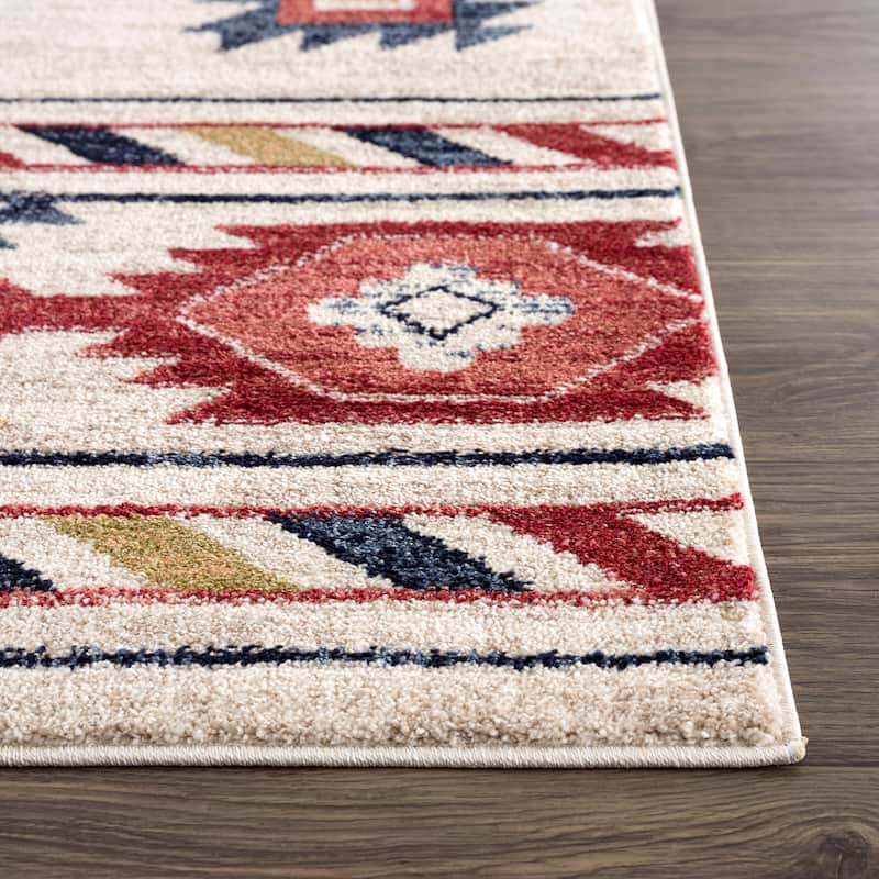 Abani Rugs Sedona SED230A Mexican Southwestern Beige Terra Area Rug