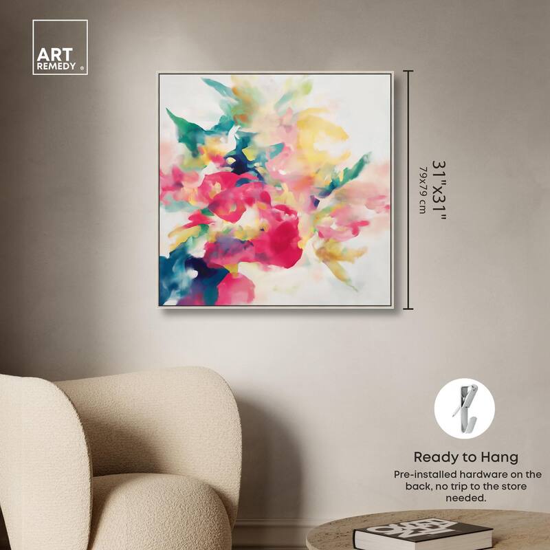 Essence of a Flower II Canvas by Art Remedy