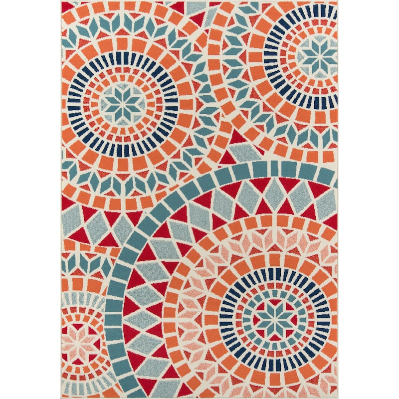 Porch & Den Firview Polypropylene Indoor/Outdoor Area Rug - 2'3" X 4'6" - Multi