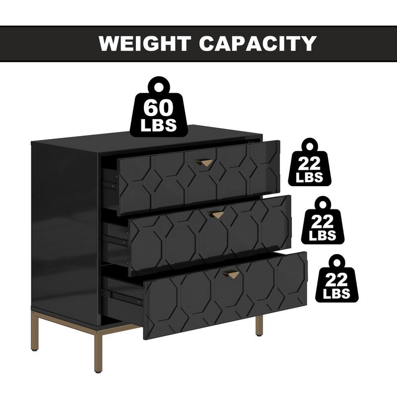 3 drawers cabinet