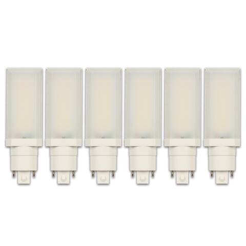 Westinghouse Lighting 9-Watt (26-Watt Equivalent) Direct Install 3500K Dimmable LED Light Bulb, G24Q/GX24Q Base, 6 Pack