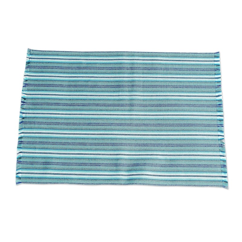 Novica Handmade Tecpan Tradition Cotton Table Linen Set (Set For 6)