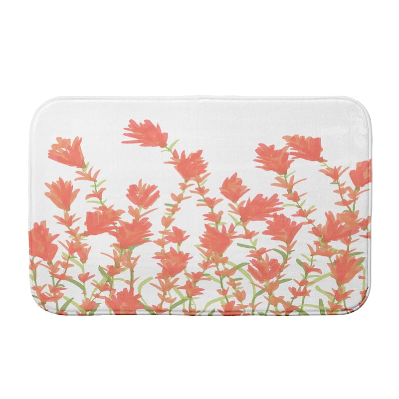 Lavender Bath Mat - 17 x 24 - Coral