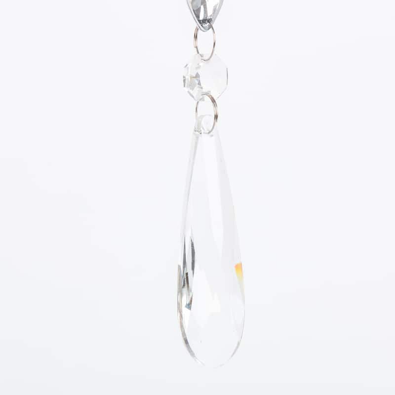 Luxurious 12 Piece Glass and Acrylic Jewel Ornament Set